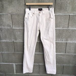 Beams plus white corduroy made in japan jeans size small 30